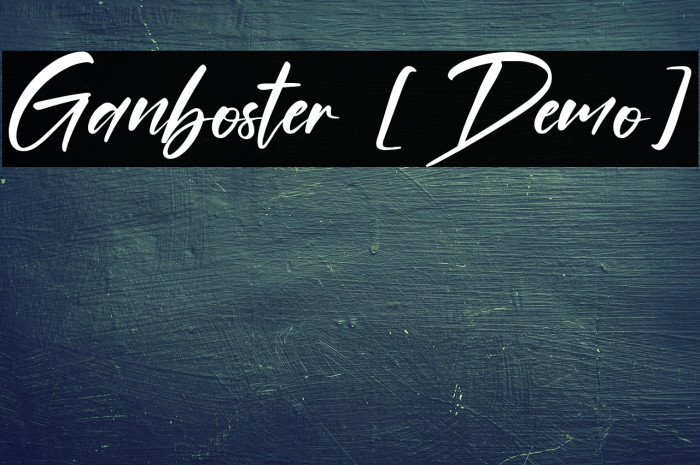 Ganboster [Demo] Example 1