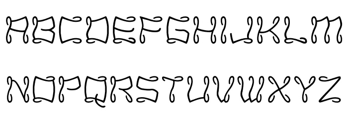 Gandhara Font LOWERCASE