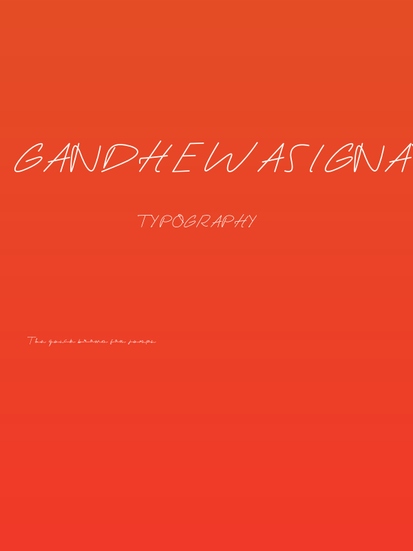 GandhewaSignature Poster