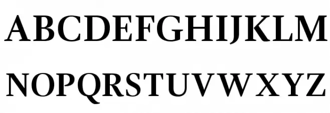 GandhiSerif-Bold Schriftart Groß