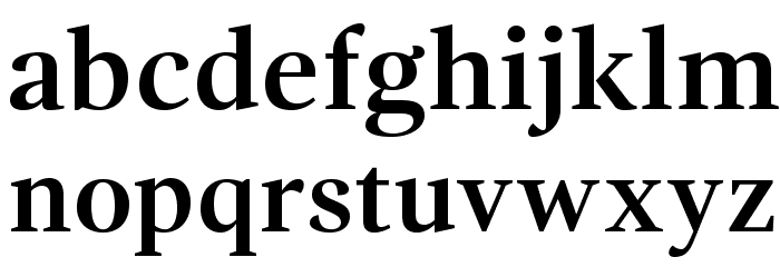 GandhiSerif-Bold Polices MINUSCULES