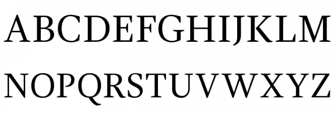 GandhiSerif-Regular Schriftart Groß