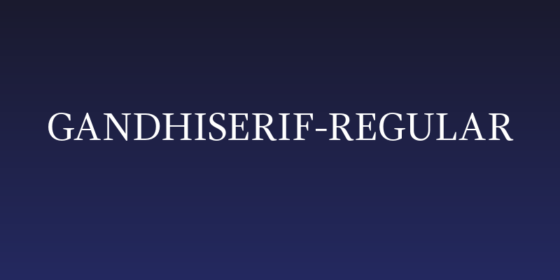 GandhiSerif-Regular Social Header