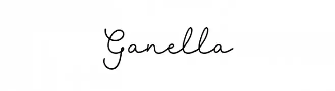 Ganella  font caratteri gratis