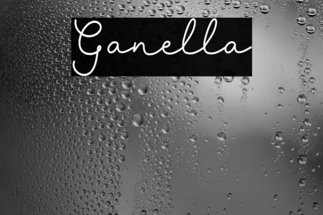 Ganella Font examples