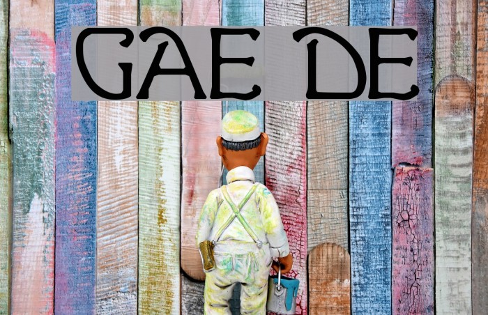 Ganelon Demo Font examples