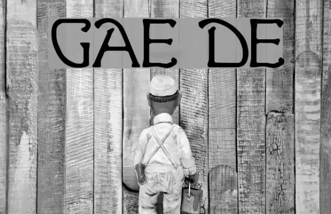 Ganelon Demo Font examples