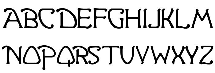 Ganelon Demo Font LOWERCASE
