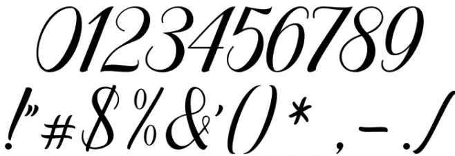 GaneshaScript Font OTHER CHARS