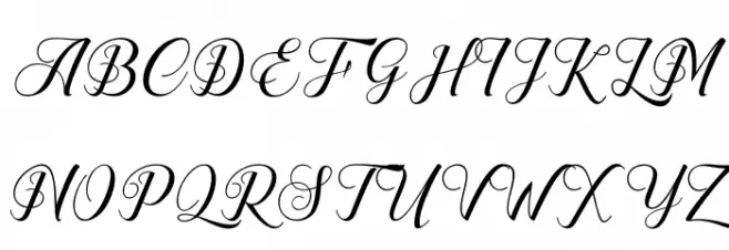GaneshaScript Schriftart Groß