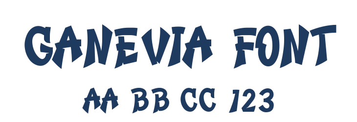 Ganevia Font Font Preview
