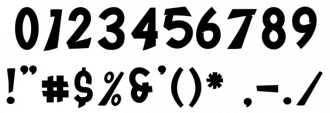 Ganevia Font Font Alte caractere