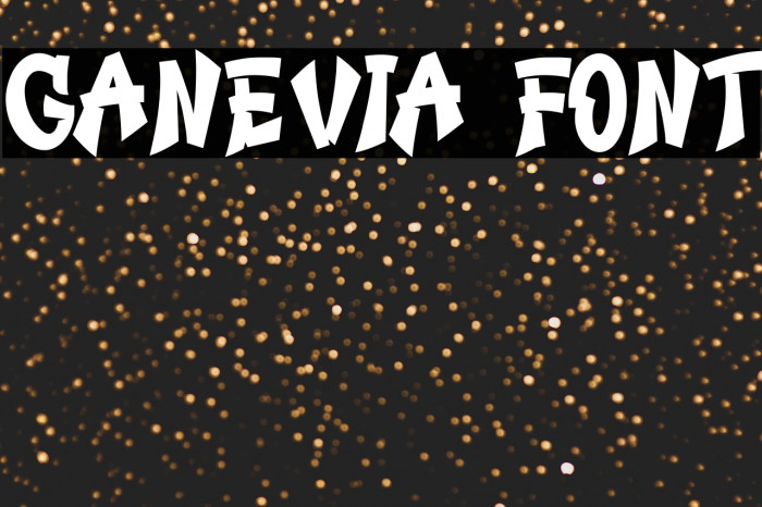 Ganevia Font Example 2