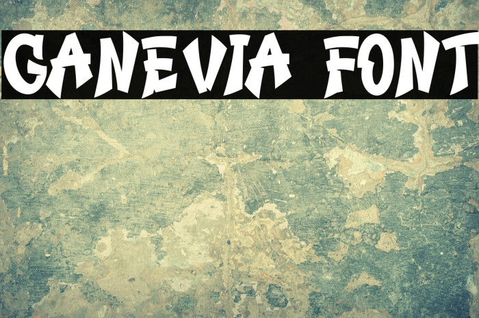 Ganevia Font Example 3