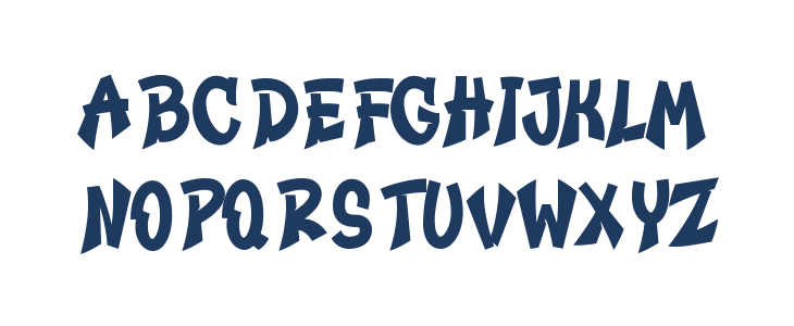 Ganevia Font Lowercase