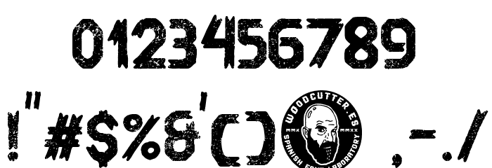Gang Avenue Font OTHER CHARS