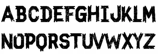 Gang Avenue Schriftart Groß