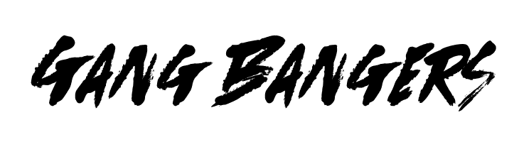 Gang Bangers  Frei Schriftart Herunterladen