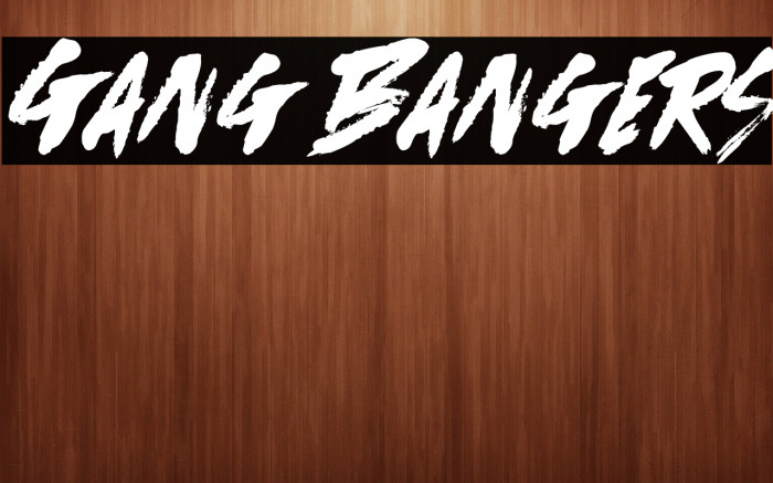 Gang Bangers Example 1