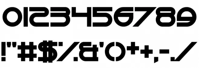 Gang Wolfik Craze Font OTHER CHARS