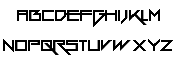 Gang Wolfik Regular Font LOWERCASE