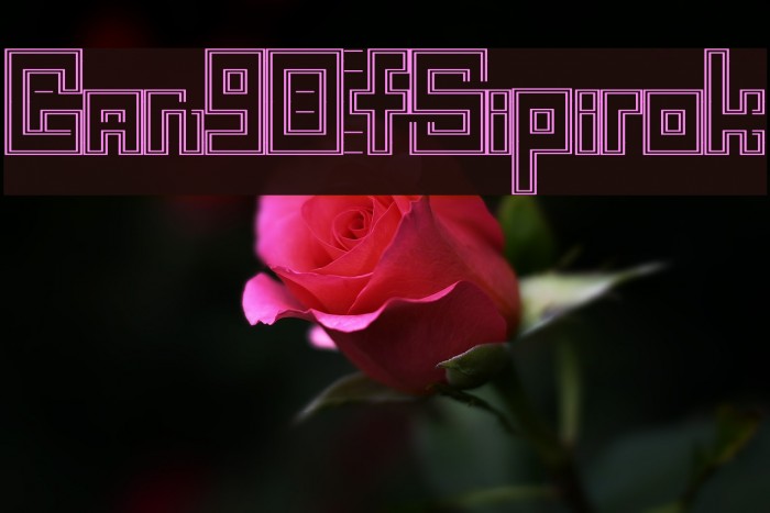 GangOfSipirok Font examples