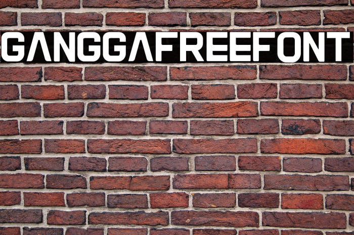 Gangga-Free-Font Font examples