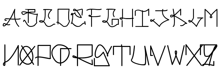 Gangland Style Font LOWERCASE
