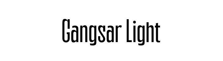 Gangsar Light  Free Fonts Download