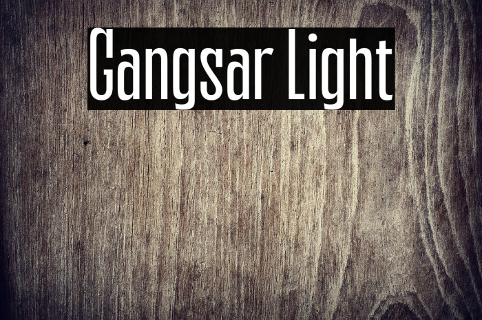Gangsar Light Example 2