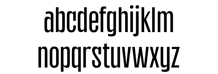 Gangsar Light Font LOWERCASE