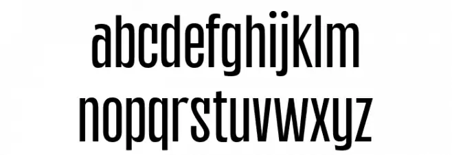 Gangsar Light 字体 小写