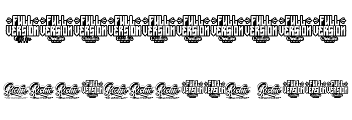 Gangsta Font OTHER CHARS