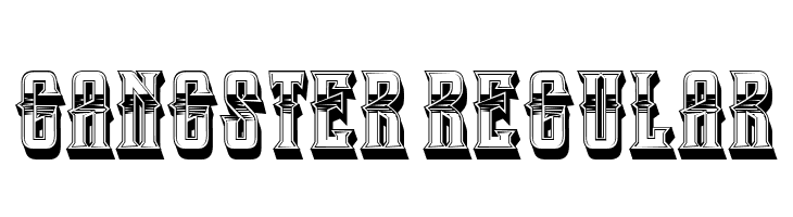 Gangster Regular  Fuentes Gratis Descargar