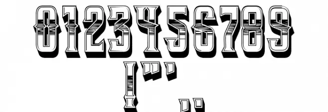 Gangster Regular Font OTHER CHARS