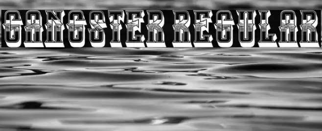 Gangster Regular Font examples