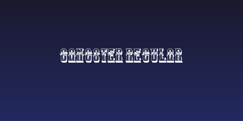 Gangster Regular Social Header
