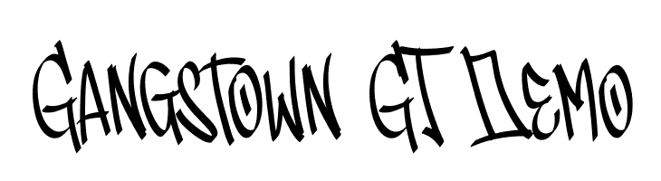 Gangstown GT Demo  नि: शुल्क फ़ॉन्ट्स डाउनलोड