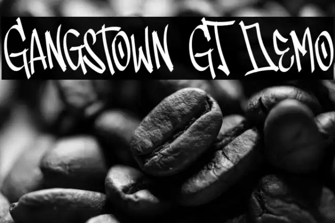 Gangstown GT Demo Font examples