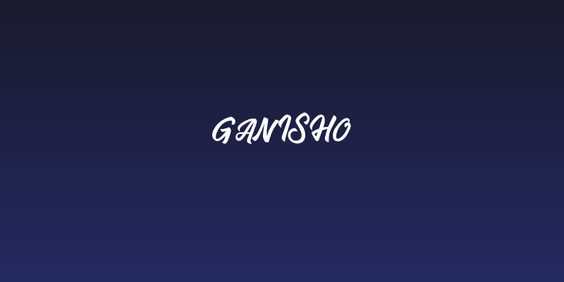 Ganisho Social Header