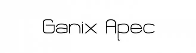 Ganix Apec  Fuentes Gratis Descargar