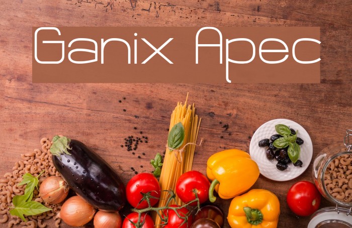 Ganix Apec Caratteri examples