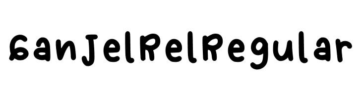 Ganjel Rel Regular  नि: शुल्क फ़ॉन्ट्स डाउनलोड
