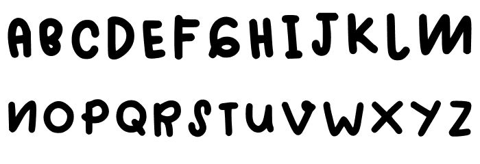 Ganjel Rel Regular Font UPPERCASE