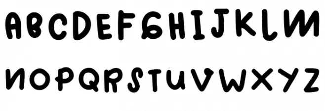 Ganjel Rel Regular Schriftart Groß