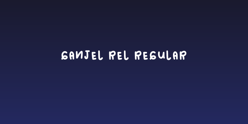 Ganjel Rel Regular Social Header