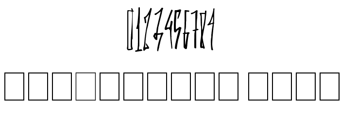 GanstaWalk Schriftart Anderer Schreiben
