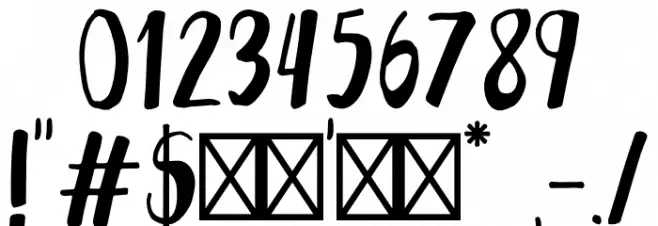 Gant Font OTHER CHARS