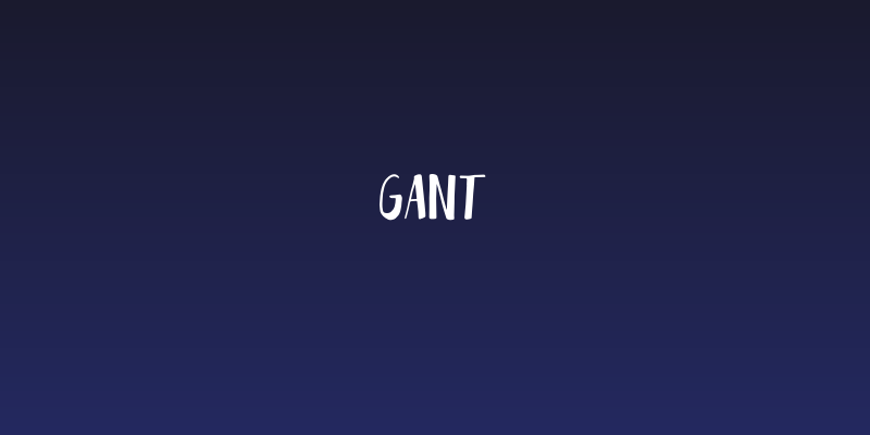 Gant Social Header