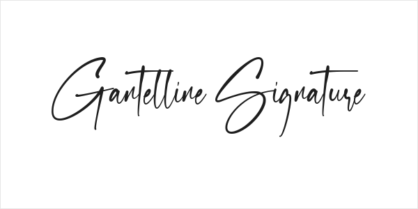 Gantelline Signature Logo